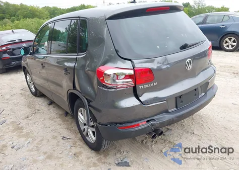 2013 Volkswagen Tiguan S из США, поврежденный, VIN WVGBV3AX9DW088326
